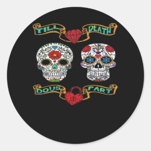 Till Death Do Us Part – Classic Haunting Round Sticker