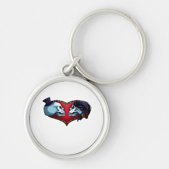 Till Death Do Us Part. Classic Key Ring (Front)