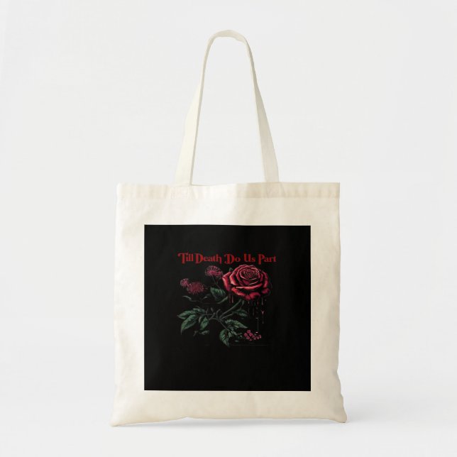 Till Death Do Us Part Classic – Love Design Tote Bag (Front)