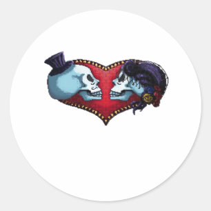 Till Death Do Us Part. Classic Round Sticker