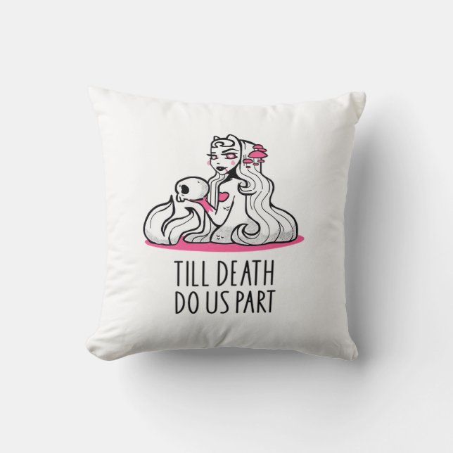 Till Death Do Us Part Classic – Sloth and Soulmate Cushion (Front)