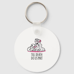 Till Death Do Us Part Classic – Sloth and Soulmate Key Ring