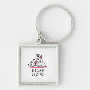 Till Death Do Us Part Classic – Sloth and Soulmate Key Ring