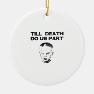 Till Death Do Us Part Classic Sloth Ceramic Ornament