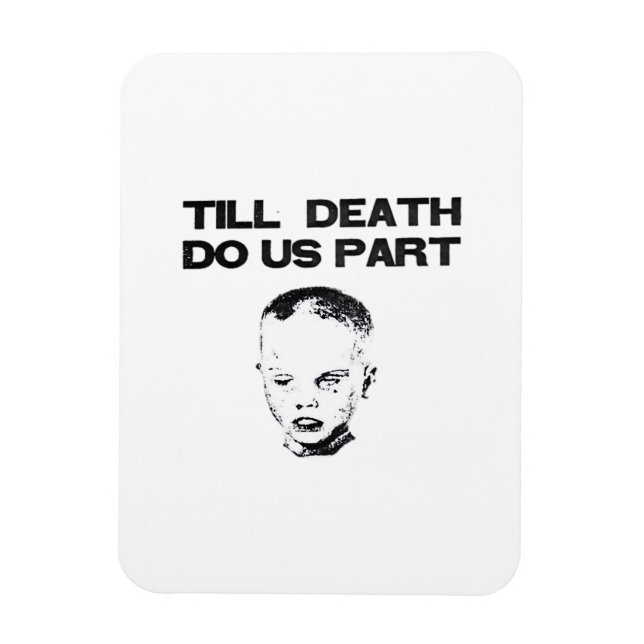 Till Death Do Us Part Classic Sloth Magnet (Vertical)