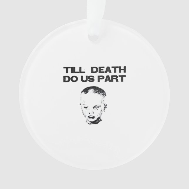 Till Death Do Us Part Classic Sloth Ornament (Front)