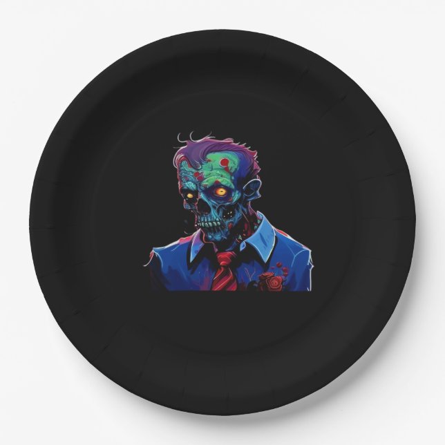 Till Death Do Us Part – Commitment Design Paper Plate (Front)