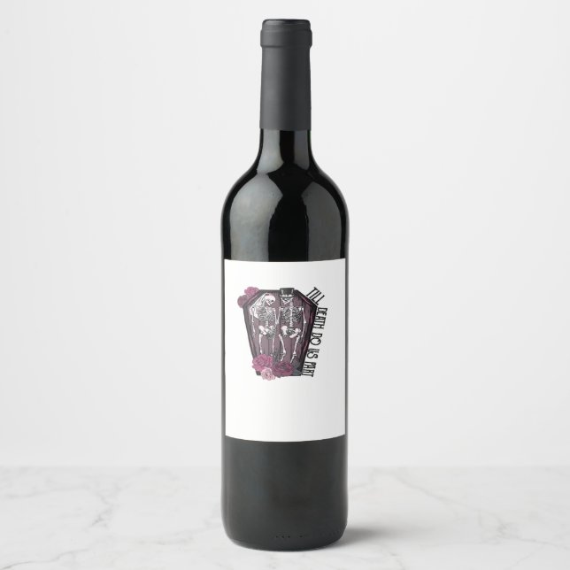 Till Death Do Us Part, Costume Idea Wine Label (Front)