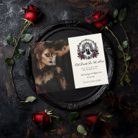Till Death Do Us Part Elegant Goth Save the Date