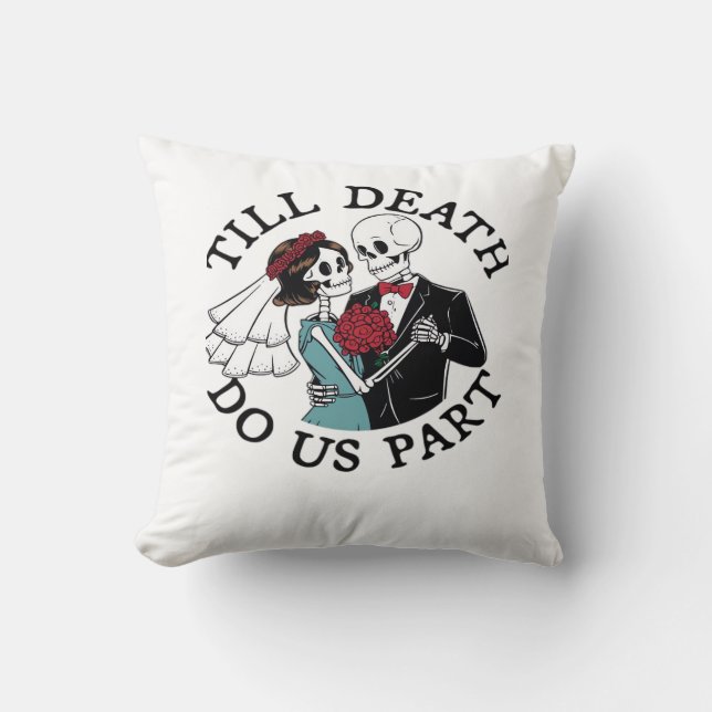 Till Death Do Us Part Essential – Sloth Meets Reap Cushion (Front)
