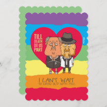 Till death do us part - funny cartoon LGBT love