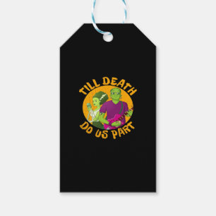 Till Death Do Us Part! Funny Halloween Design For Gift Tags