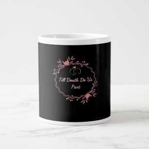 Till Death Do Us Part – Ghostly Wedding Large Coffee Mug