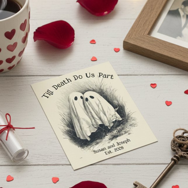 Till Death Do Us Part Ghosts Couples  Postcard (Creator Uploaded)