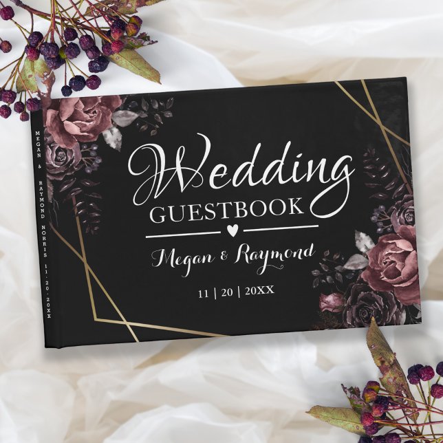 Till Death Do Us Part | Gothic Black Dark Wedding Guest Book (Creator Uploaded)