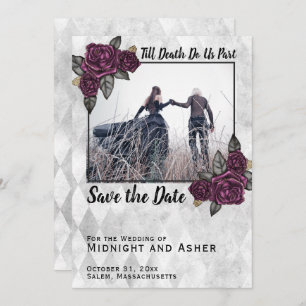 Till Death Do Us Part Gothic Rose Save the Date