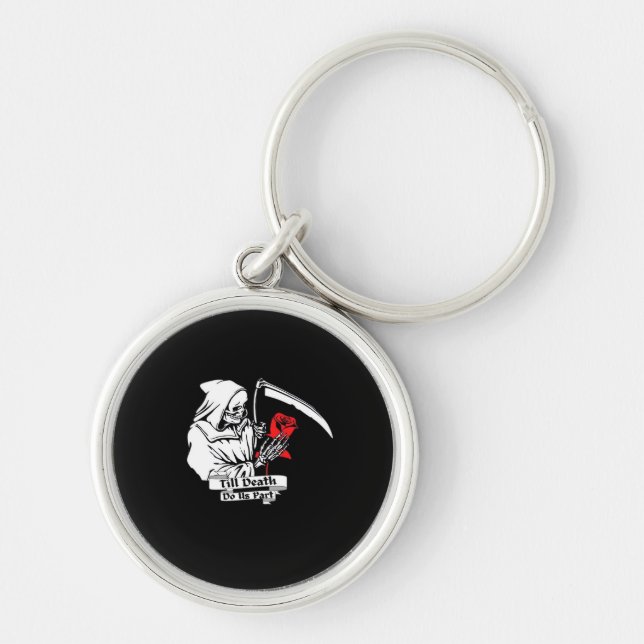 Till Death Do Us Part – Grim Reaper Love  Key Ring (Front)