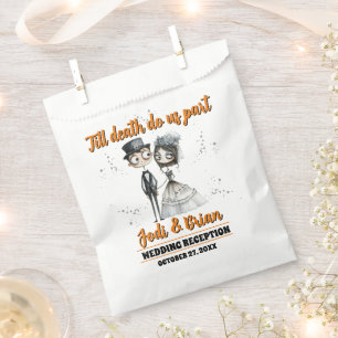 Till Death Do Us Part Halloween Wedding Favour Bag