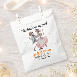 Till Death Do Us Part Halloween Wedding Favour Bag