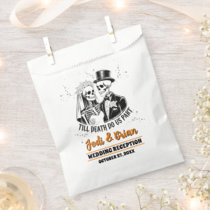 Till Death Do Us Part Halloween Wedding  Favour Bag