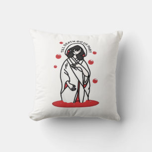 Till Death Do Us Part – Haunting Wedding Slogan Cushion