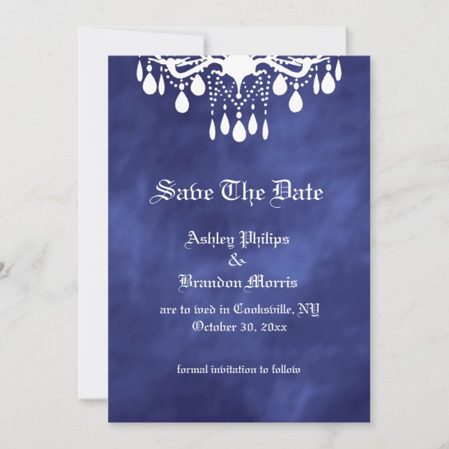 Till Death Do Us Part in Purple Haze Save the Date (Front)