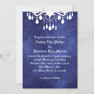 Till Death Do Us Part In Purple Haze Wedding  Invitation