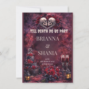 Till Death Do Us Part Invitation