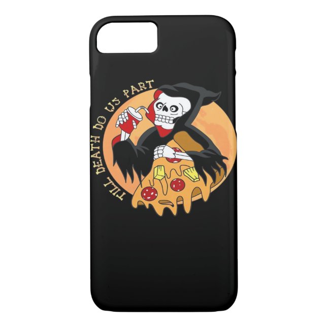 Till Death Do Us Part. Pizza Forever! Case-Mate iPhone Case (Back)