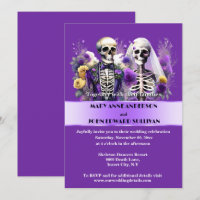 Till death do us part purple yellow rose bridal