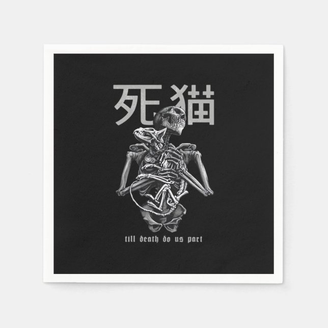 Till Death Do Us Part – Retro Romance Parody Napkin (Front)