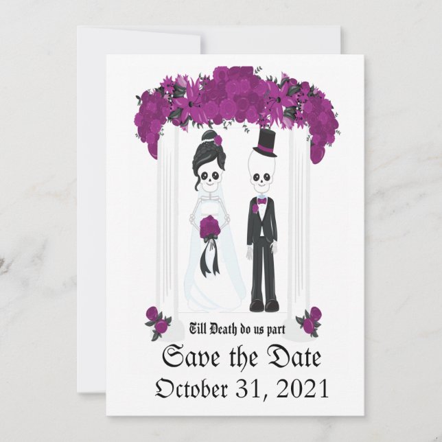 Till Death Do us Part Save The Date (Front)