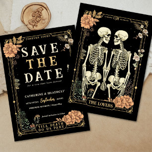 Till Death Do Us Part   save the date Invitation