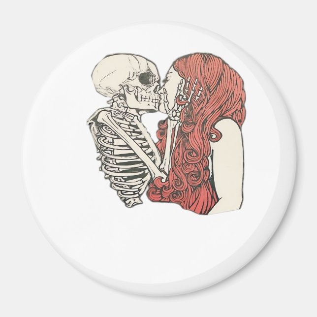Till Death Do Us Part Skeleton Art Classic Magnet (Front)