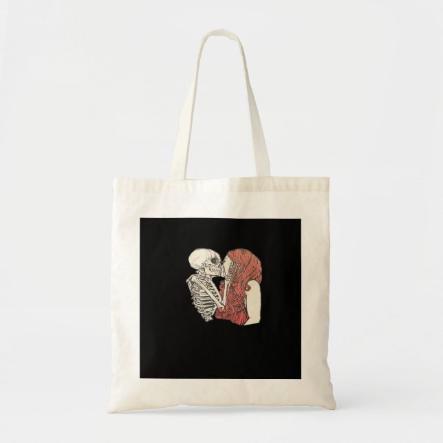 Till Death Do Us Part Skeleton Art Classic Tote Bag (Front)