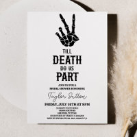 Till Death Do Us Part Skeleton Bridal Shower