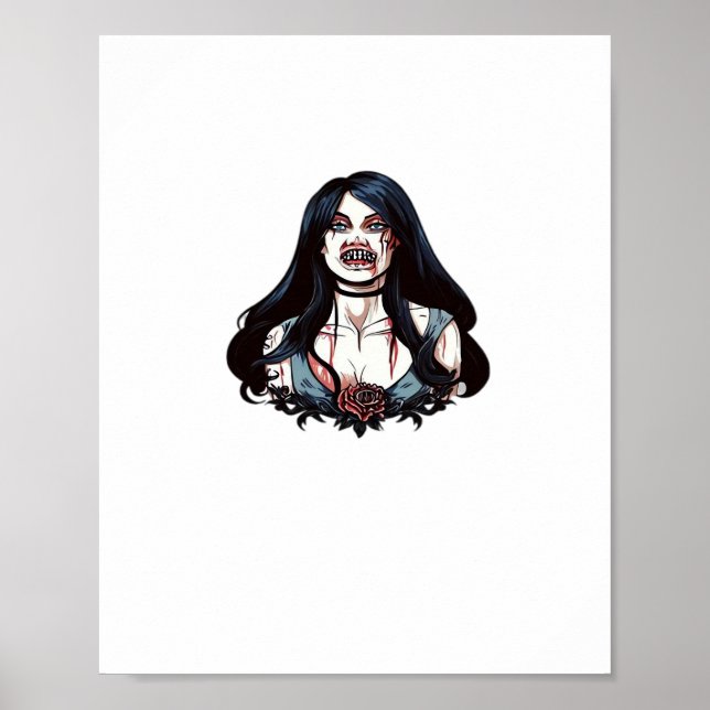 Till Death Do Us Part Skeleton Couple Classic  Poster (Front)