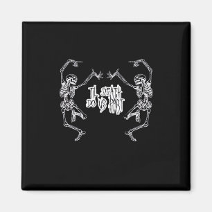 Till Death Do Us Part Skeleton Design Magnet