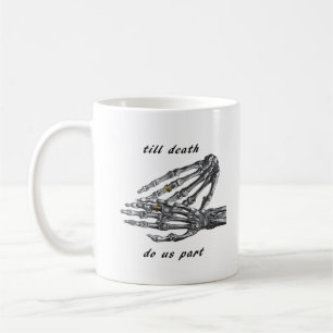 Till Death Do Us Part Skeleton Hands Cream Classic Coffee Mug