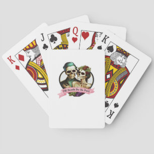 Till Death Do Us Part Skeleton Valentine Classic S Playing Cards