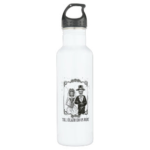 Till Death Do Us Part Skeleton Wedding Couple – 710 Ml Water Bottle