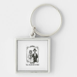 Till Death Do Us Part Skeleton Wedding Couple – Key Ring