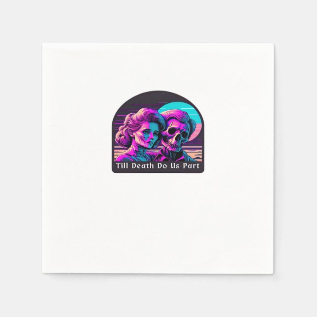 Till Death Do Us Part – Sloth and Soulmate Napkin (Front)