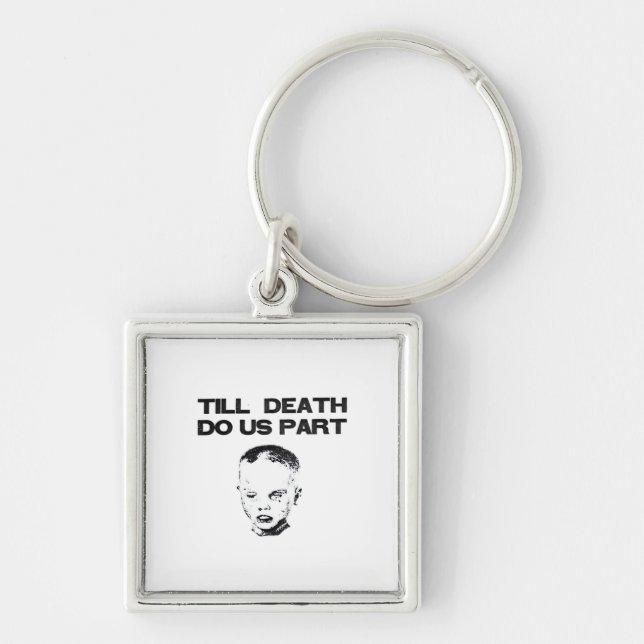Till Death Do Us Part Sloth Classic Design Key Ring (Front)