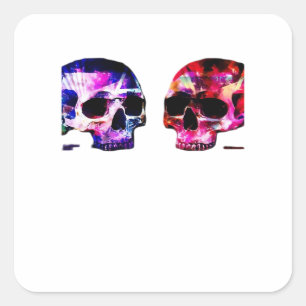 Till Death Do Us Part Together Square Sticker