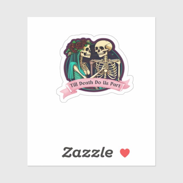 Till Death Do Us Part Valentine Art – Spooky Cute  (Sheet)