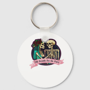 Till Death Do Us Part Valentine Art – Spooky Cute  Key Ring