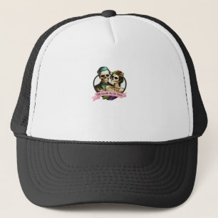 Till Death Do Us Part Valentine Skeleton Classic Trucker Hat