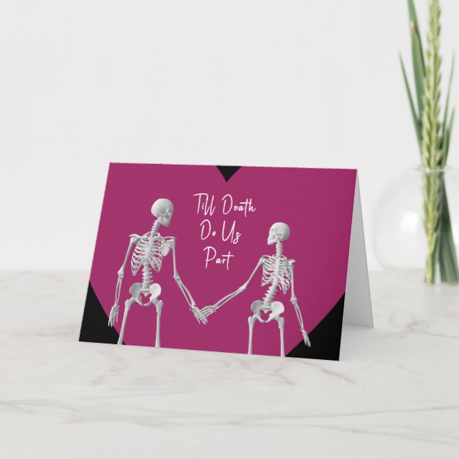 Till Death Do Us Part Valentine's Day Card opt3 (Front)