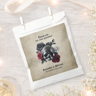 Till Death Do Us Part Vintage Halloween Wedding Favour Bag